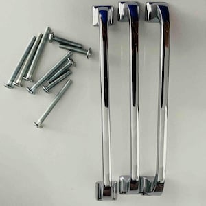 Modern Metal Cabinet Handles for Kitchen Drawers, Minimalist Dresser Pulls, Sleek Furniture Knobs for Cupboard and Closet Doors