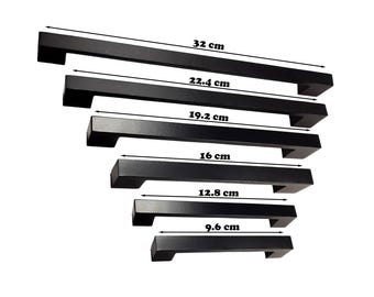 Poignée de meuble moderne en métal, poignées de tiroir élégantes pour chambre, salle de bain, cuisine et meubles, matériel chromé noir et or, style campagnard minimaliste