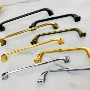 Retro Vintage skåphandtag – Elegant metallhandtag för kök, badrum och heminredning