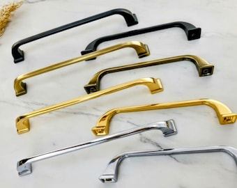 Retro Vintage Cabinet Handle – Elegant Metal Drawer Pull for Kitchen, Bathroom, and Home Decor