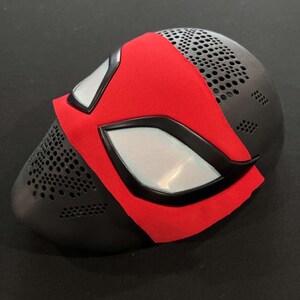 Spiderman Face Shell – Magnetic Lenses, Vented Cosplay Mask Frame (Raw or Finished) imagen 2