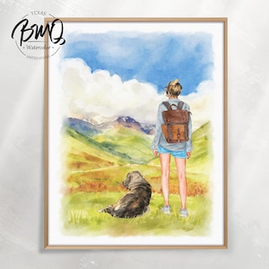 100% Hand-Painted Custom Pet Portrait, Watercolor Dog Portrait from Photo, Pet Memorial Art, Gift for Pet Lover, Pet Memorial Gift image 8