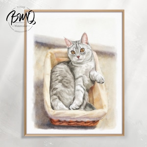 100% Hand-Painted Custom Pet Portrait, Watercolor Dog Portrait from Photo, Pet Memorial Art, Gift for Pet Lover, Pet Memorial Gift image 5