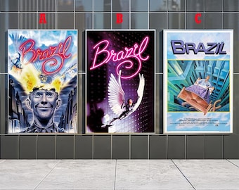 Brazil Movie Posters , Canvas Prints , Movie Fans Collection , Room Decor , Birthday Gift
