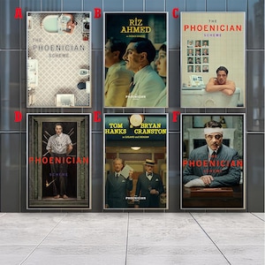 The Phoenician Scheme Movie Posters , Canvas Prints , Movie Fans Collection , Room Decor , Birthday Gift