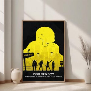 Cyberpunk 2077 Posters , Canvas Prints , Movie Fans Collection , Room Decor , Birthday Gift image 12