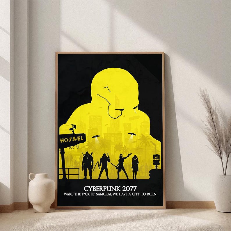 Cyberpunk 2077 Posters , Canvas Prints , Movie Fans Collection , Room Decor , Birthday Gift image 12