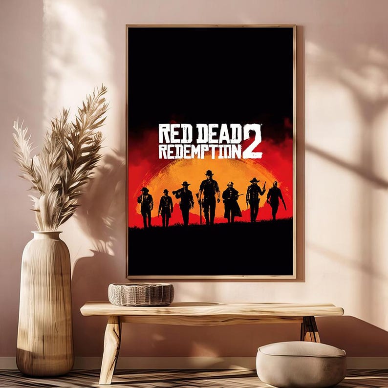 Red Dead Redemption 2 Movie Posters , Canvas Prints , Movie Fans ...