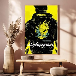 Cyberpunk 2077 Posters , Canvas Prints , Movie Fans Collection , Room Decor , Birthday Gift F