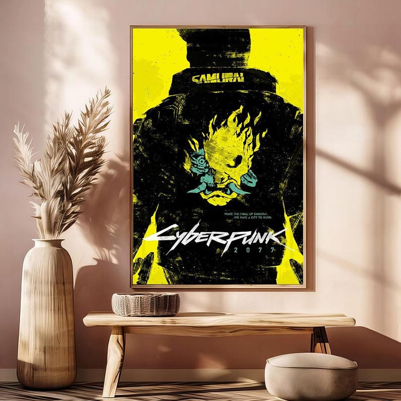 Cyberpunk 2077 Posters , Canvas Prints , Movie Fans Collection , Room Decor , Birthday Gift F
