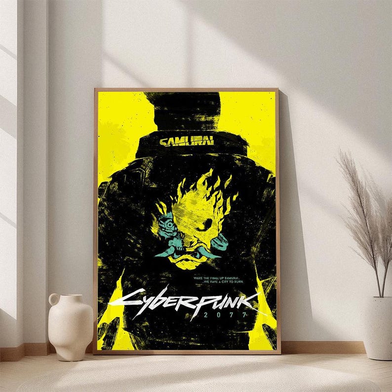 Cyberpunk 2077 Posters , Canvas Prints , Movie Fans Collection , Room Decor , Birthday Gift image 13