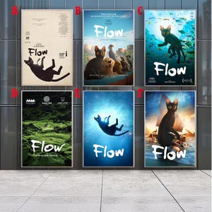 Flow (2024) Movie Posters , Canvas Prints , Movie Fans Collection , Room Decor , Birthday Gift