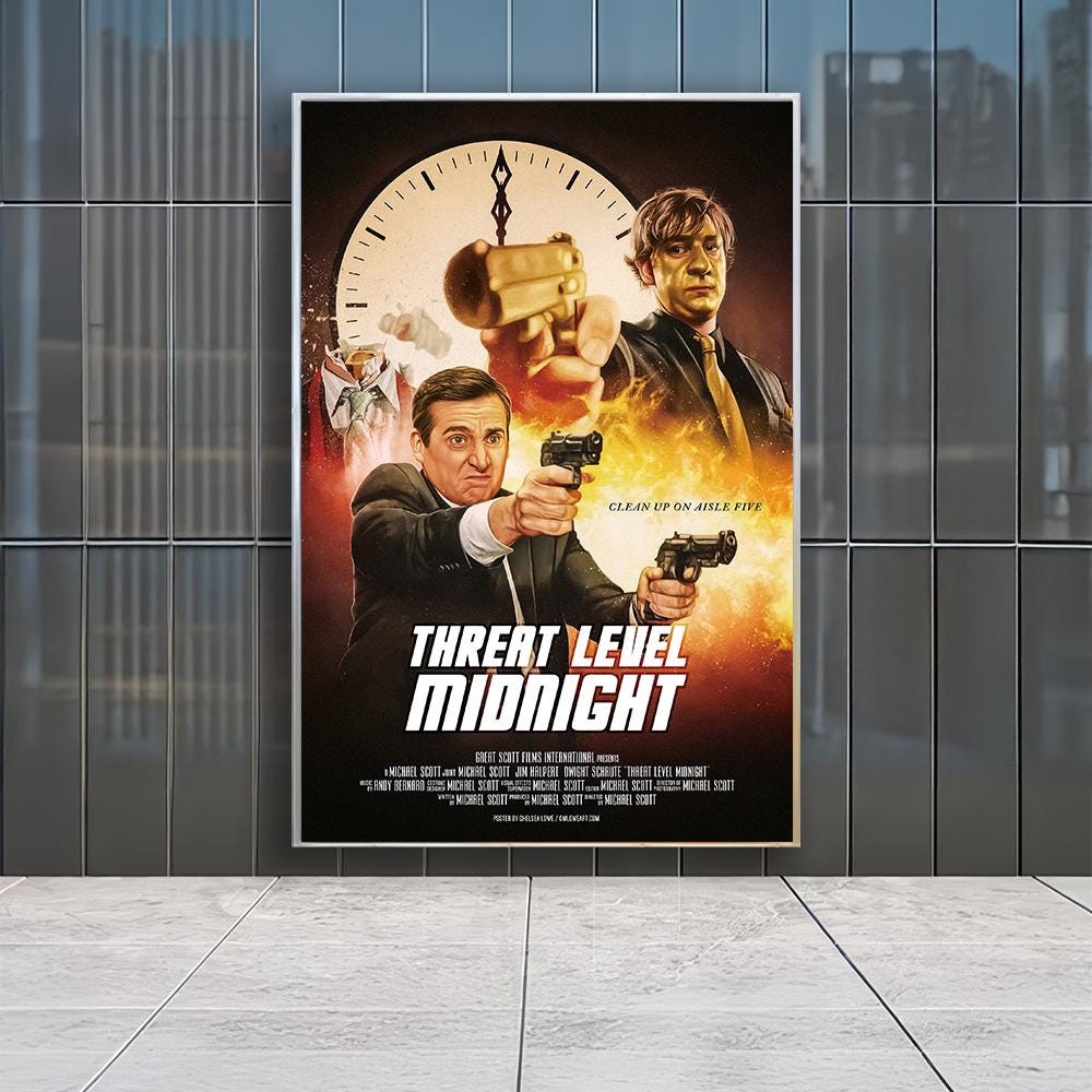 Threat Level Midnight Poster - Etsy