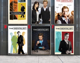 The Mentalist (2008) Movie Posters , Canvas Prints , Movie Fans Collection , Room Decor , Birthday Gift