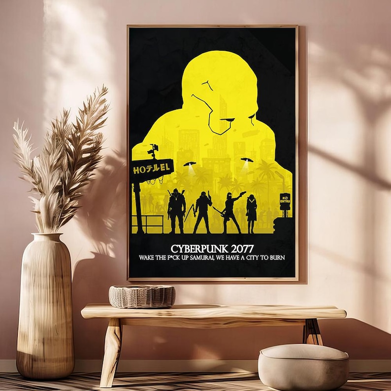 Cyberpunk 2077 Posters , Canvas Prints , Movie Fans Collection , Room Decor , Birthday Gift E