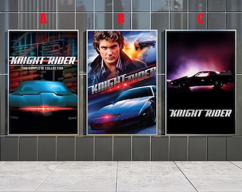 Knight Rider (1982) Movie Posters , Canvas Prints , Movie Fans Collection , Room Decor , Birthday Gift