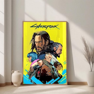 Cyberpunk 2077 Posters , Canvas Prints , Movie Fans Collection , Room Decor , Birthday Gift image 11