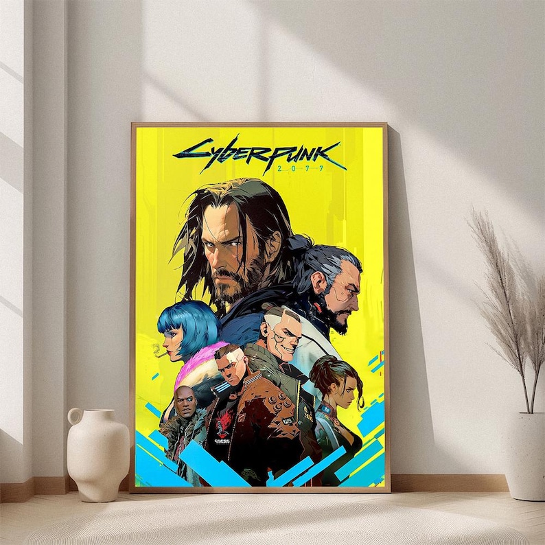 Cyberpunk 2077 Posters , Canvas Prints , Movie Fans Collection , Room Decor , Birthday Gift image 11