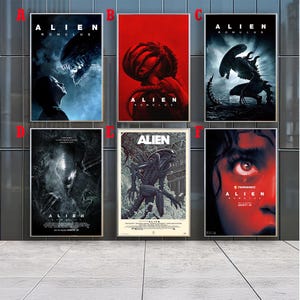 Alien. Romulus Classic Movie Posters , Canvas Prints , Movie Fans Collection , Room Decor , Birthday Gift