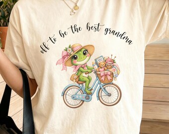 Comfort Colors® Off To Be The Best Grandma T Shirt, Promoted To Grandma Shirt, Pregnancy Reveal For Grandma, New Grandma Tee, Mothers Day