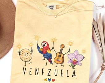 Comfort Colors Venezuela Shirt, Venezuela Relief Tee, Venezuela Earthquake Shirt, Venezuelan Pride Gift, Cute Venezuela Gift, Arepa Shirt