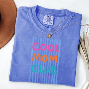 Personalized Cool Mom Club Shirt, Comfort Colors® Mom T Shirt, Funny Mom Gift, Mothers Day Shirt, Trendy Mama Tee, Birthday Gift For Mom 画像 9
