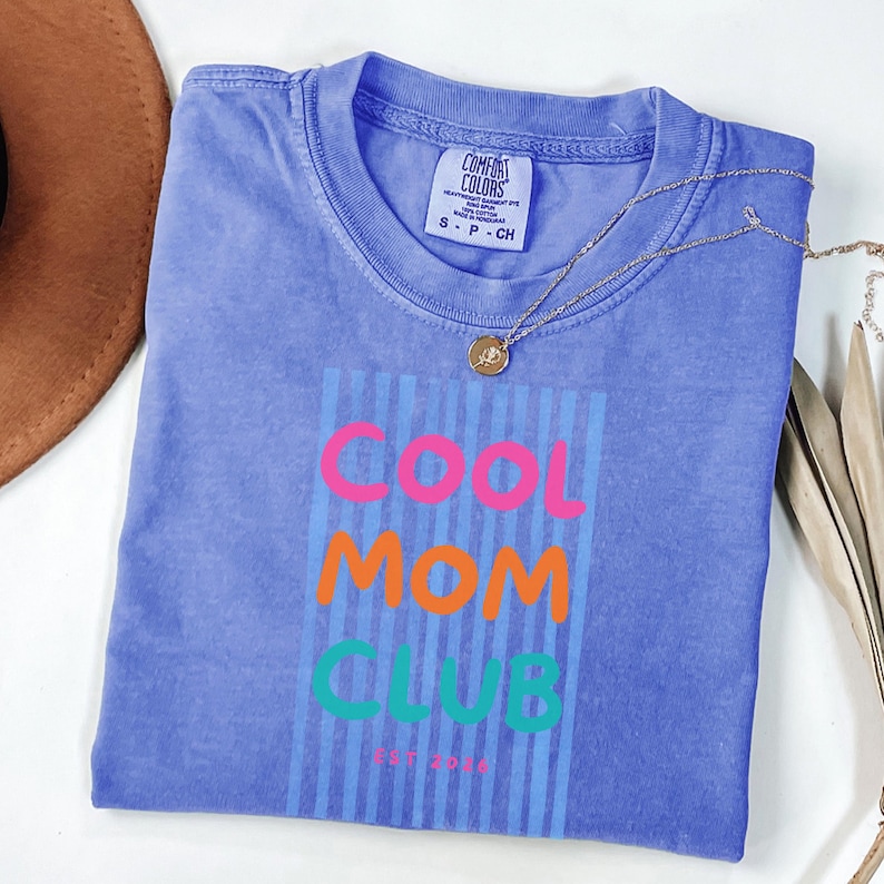 Personalized Cool Mom Club Shirt, Comfort Colors® Mom T Shirt, Funny Mom Gift, Mothers Day Shirt, Trendy Mama Tee, Birthday Gift For Mom 画像 9
