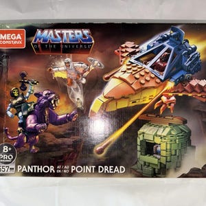 Motu Mega Construx Panthor At Point Dread Masters Of The Universe Sealed