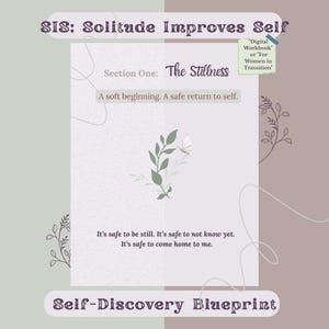 SIS: Solitude Improves Self™ – A Self-Discovery Workbook for Women in Transition | Soul Growth Journal PDF