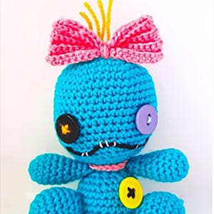 Lilo and Stitch Crochet Pattern: Amigurumi Doll PDF Tutorial