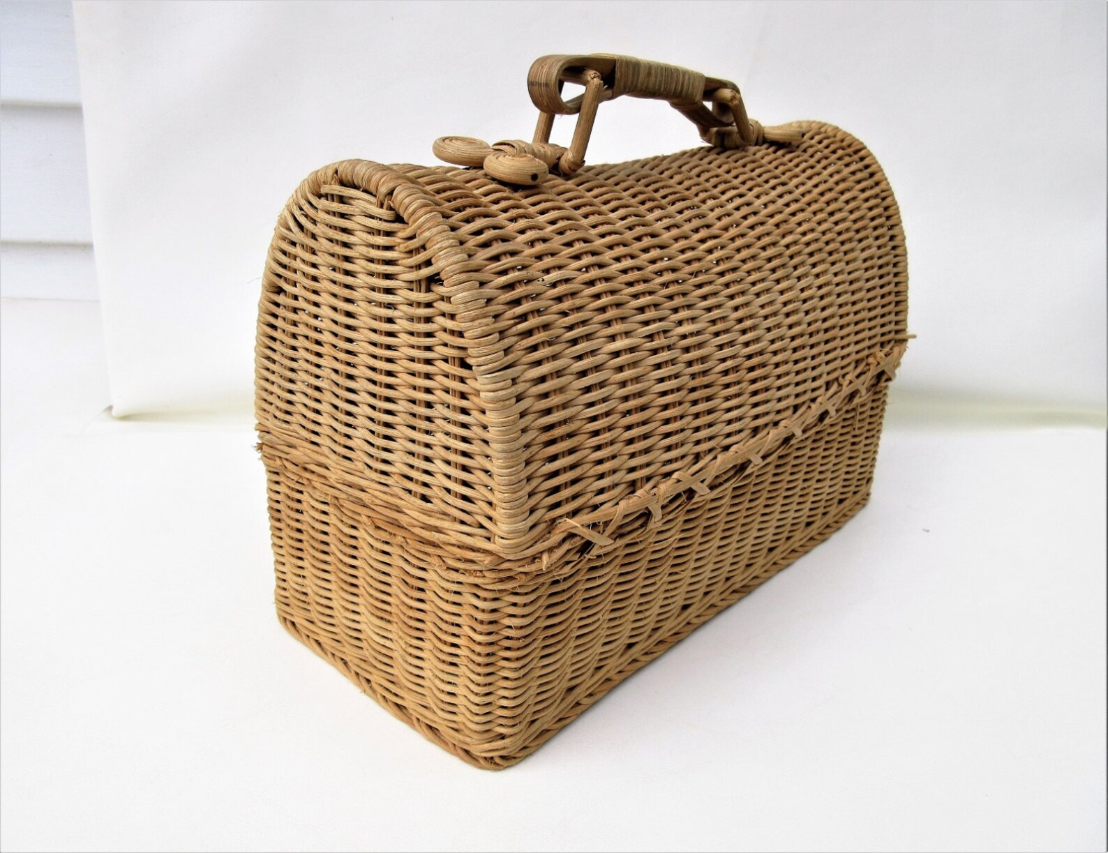Vintage Lunch Tote Lunch Box for Women Wicker Purse Etsy