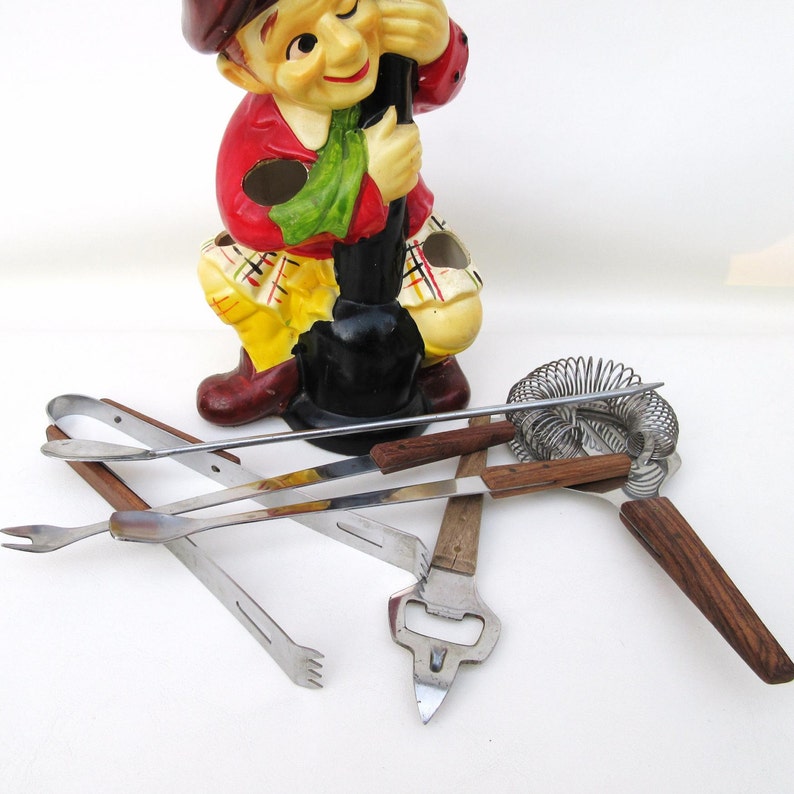 Vintage Bar Tool Set Bartender Tools Mid Century Barware Etsy