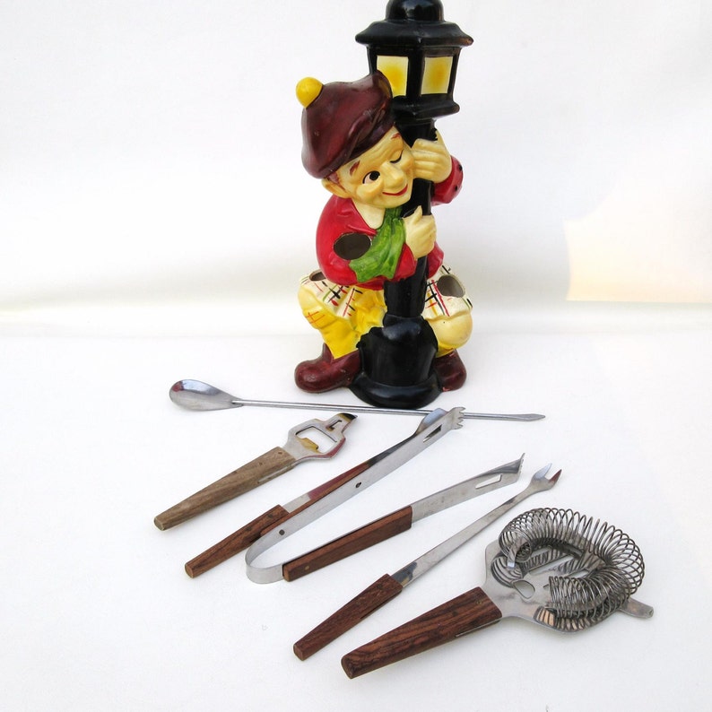 Vintage Bar Tool Set Bartender Tools Mid Century Barware | Etsy