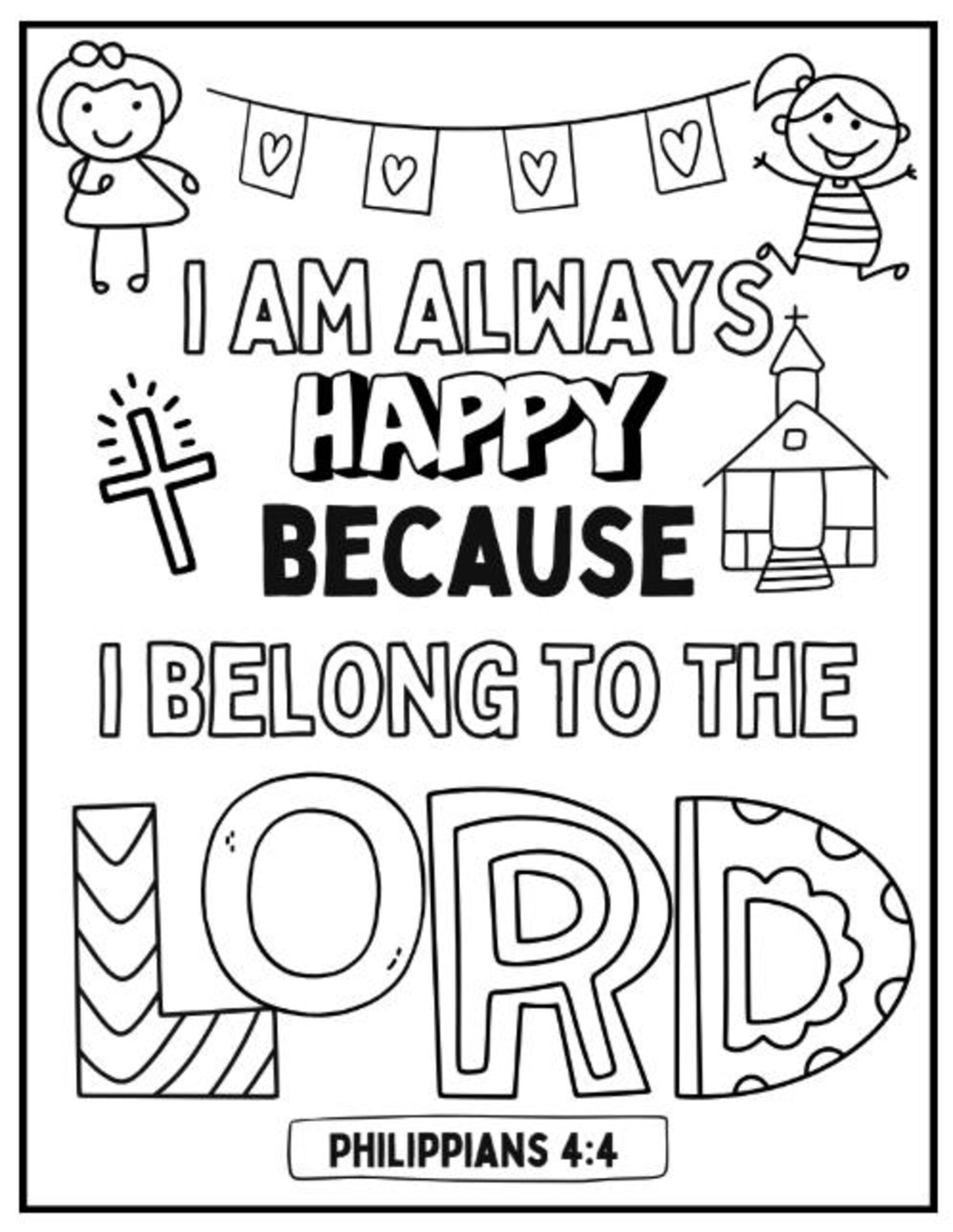 Coloring With Faith: 30 Uplifting Bible Coloring Pages for Kids - Etsy