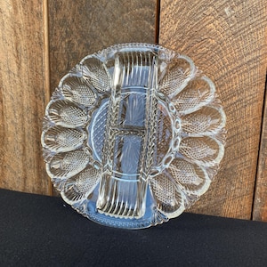 Deviled Egg Plate (1950s) L.E. Smith Heritage