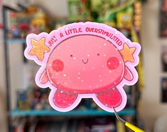 Holographic Kirby stickers