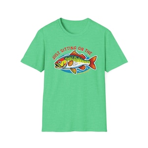 Funny Fish Unisex T-Shirt, Humorous Ocean Graphic Tee, Fish Lover Gift, Sarcastic Sea Animal Shirt, Hilarious Aquatic Top