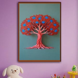 Tree Of Life Wall Art Poster, Digital Prints, Art Printable Images, Art Digital Download