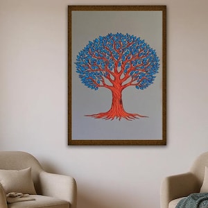 Tree Of Life Wall Art, Digital Poster, Tree Printable Images, Wall Art Digital Download