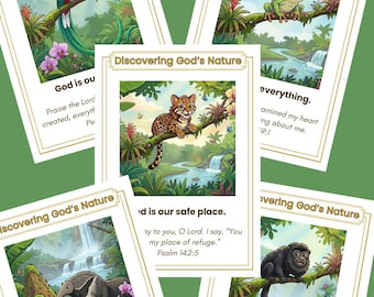 Rainforest VBS Trading Cards - DIGITAL file