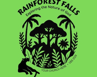 Rainforest Falls VBS 2026 GRAPHIC for t-shirt  - Panther