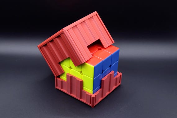 Rubiks Cube Case, 3x3 Storage & Protective Holder, Speedcubing Gift, Puzzle Organizer