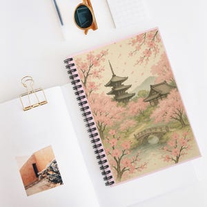 Cherry Blossom Spiral Notebook - Beautiful Ruled Line Journal for Writers, Perfect Gift for Nature Lovers, Spring Decor, Personal [...]