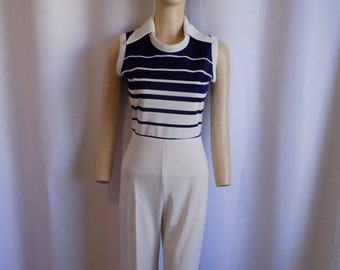 white polyester jumpsuit