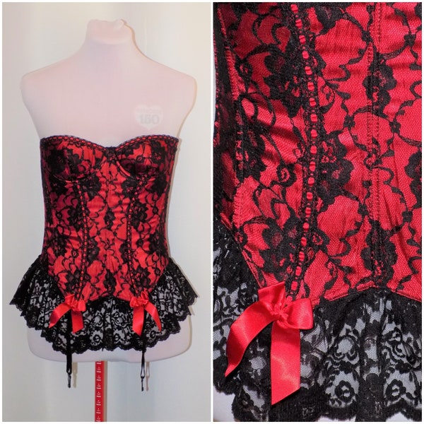 Bustier With Garters Etsy