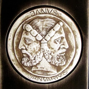 Katemi-plaquette -Mythologie-Janus