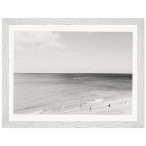 Spain Beach Framed Print | Fine Art | Spain Poster | Photography Print | Black and White Wall Art With Museum-Quality Matte Paper