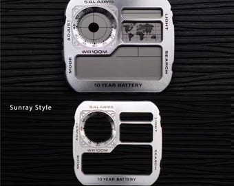 カシオ AE-200 ツイングラフ アナデジ リロイ モデューロ 588