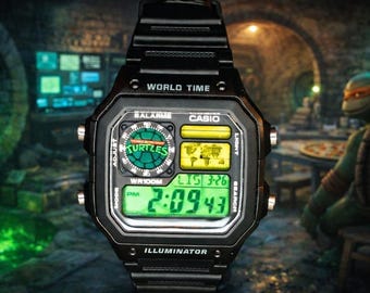 TMNT Casio Royale Mod: Custom Teenage Mutant Ninja Turtles Watch