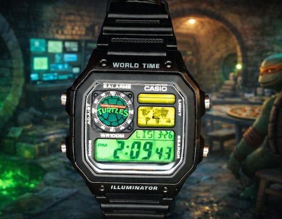 TMNT Casio Royale Mod: Custom Teenage Mutant Ninja Turtles Watch